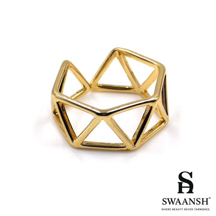 GeoFrame Statement Ring | Modern Openwork