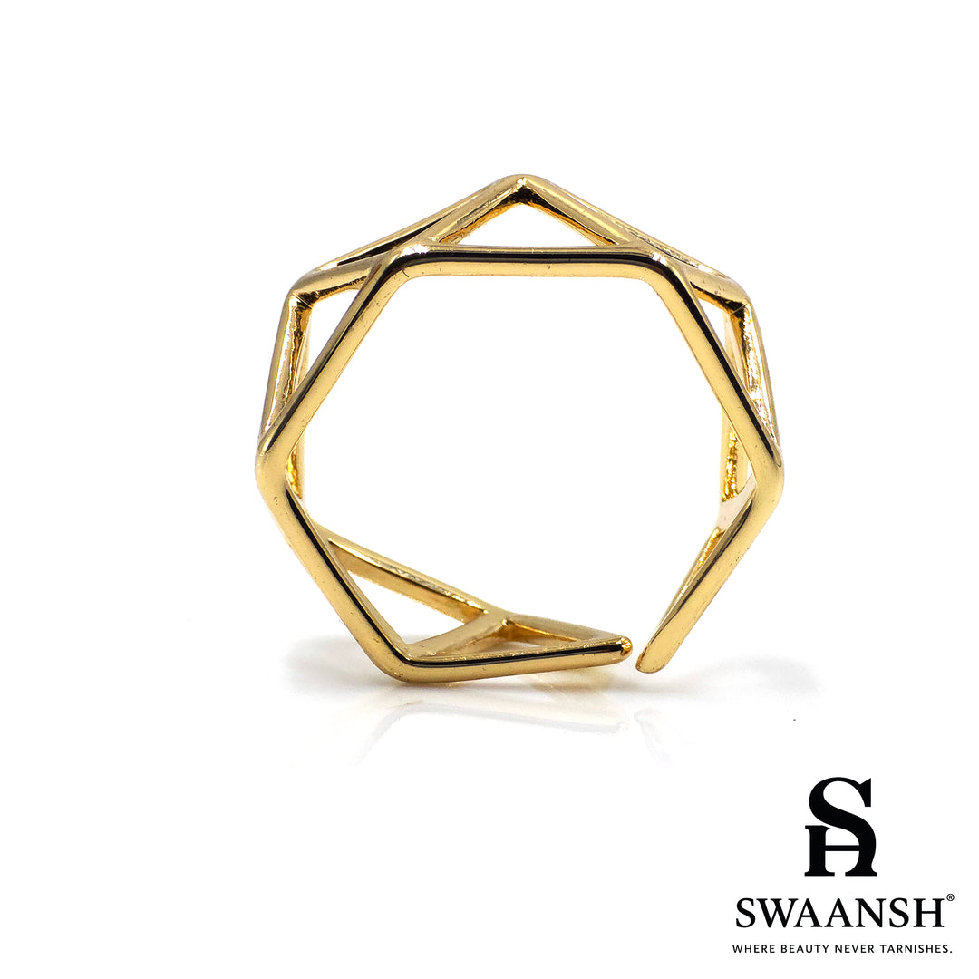 GeoFrame Statement Ring | Modern Openwork