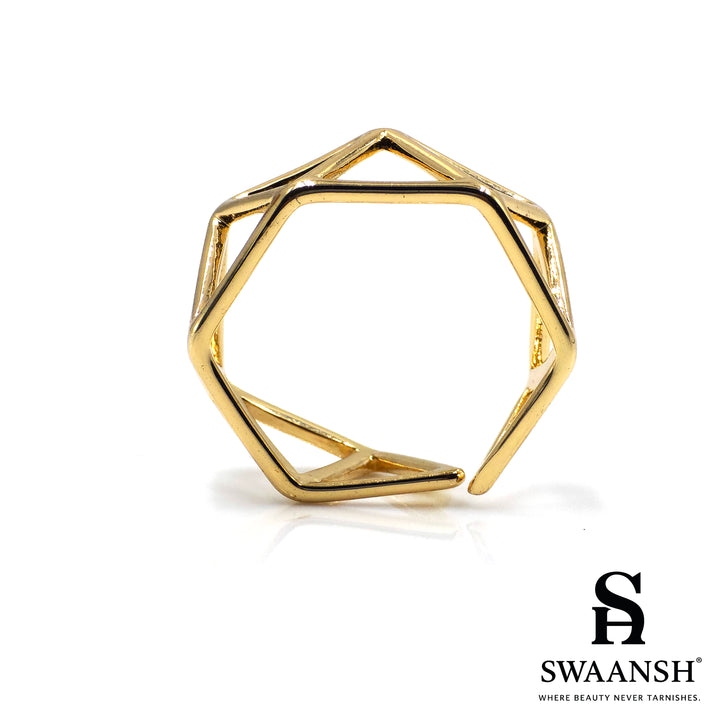 GeoFrame Statement Ring | Modern Openwork